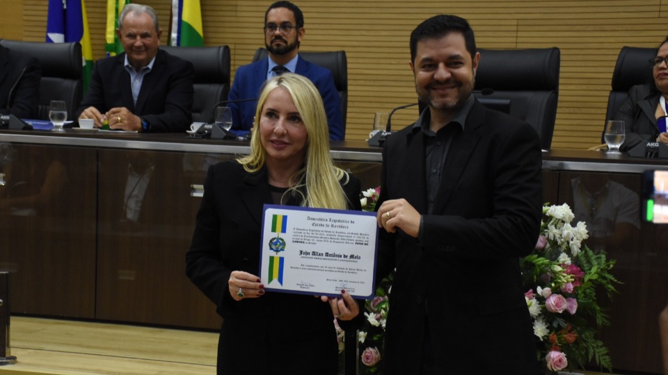 Diário da Amazônia é homenageado pela Assembleia Legislativa de Rondônia