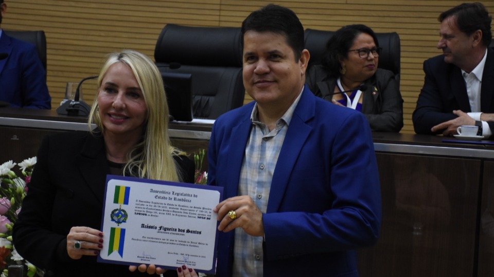 Diário da Amazônia é homenageado pela Assembleia Legislativa de Rondônia