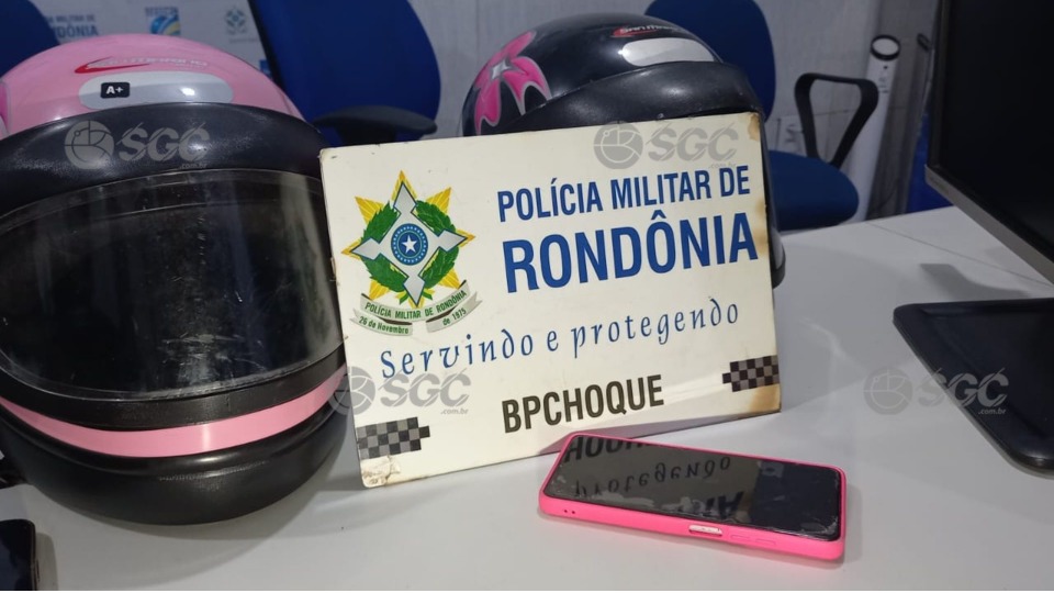 Casal criminoso é preso após roubar celular de universitária